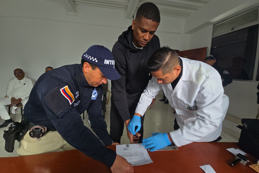 Rolan de la Cruz Biojó, exfutbolista profesional colombiano extraditado por nexos con el narcotráfico.
