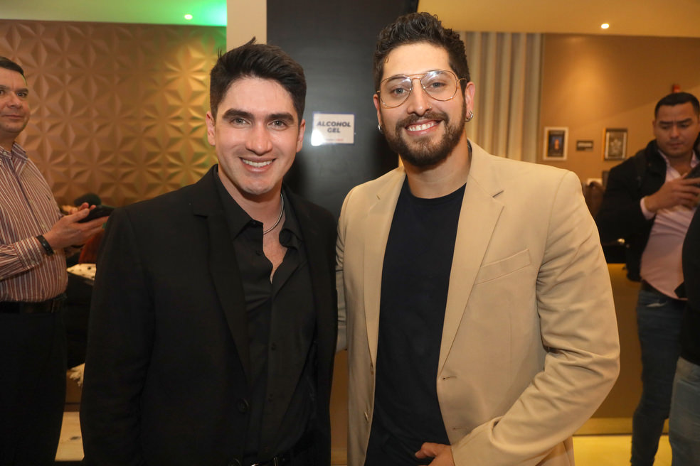 Luis Guillermo Blanco ( productor peli) y José Daniel Cristancho