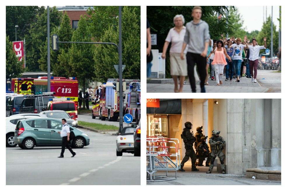 Fotos: Los momentos de terror que vivieron los alemanes en un centro comercial de Múnich