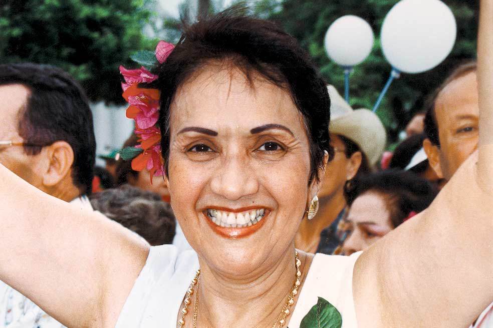 Consuelo Araújo Noguera fue bautizada como “La Cacica” por el periodista de El Espectador Hernando Giraldo durante la realización del segundo festival en Valledupar. / Archivo El Espectador 