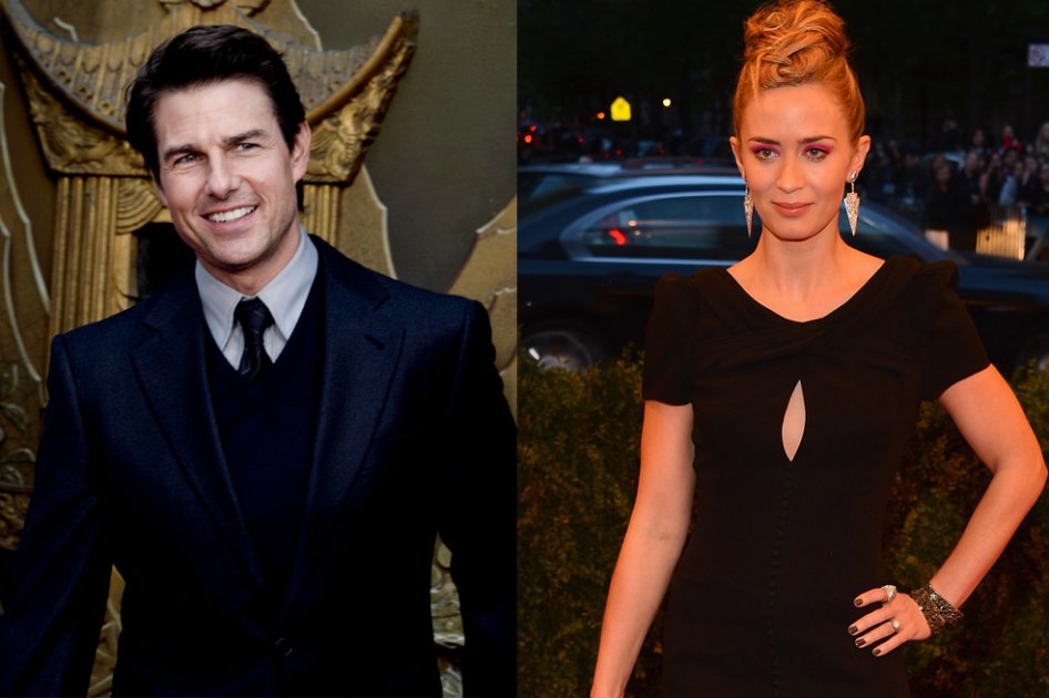 Los actores Tom Cruise y Emily Blunt.