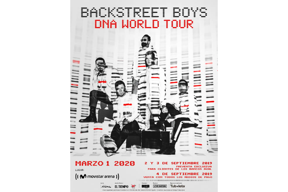 Confirmado: Backstreet Boys se presentará en Colombia el 01 de marzo de 2020