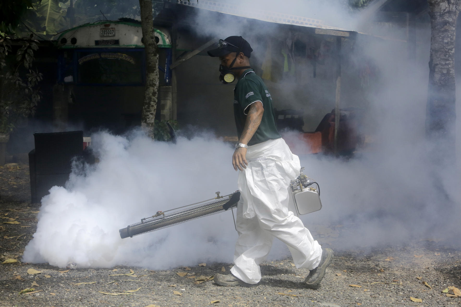 Respirando pesticidas