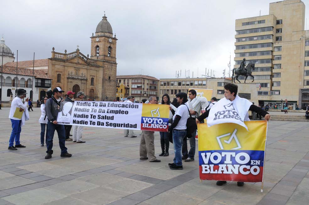 La desinflada del voto en blanco