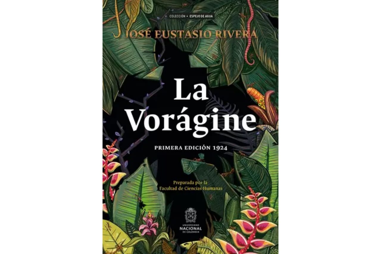 Portada de "La Vóragine" (edición Universidad Nacional)