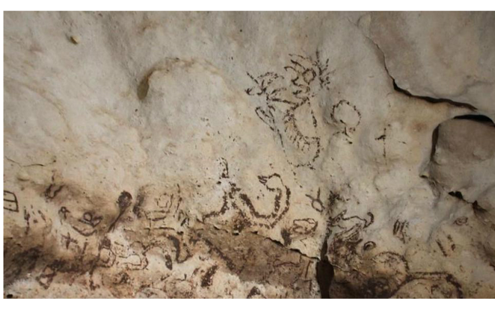 Descubren cueva con tesoro de pinturas rupestres mayas en sureste de México
