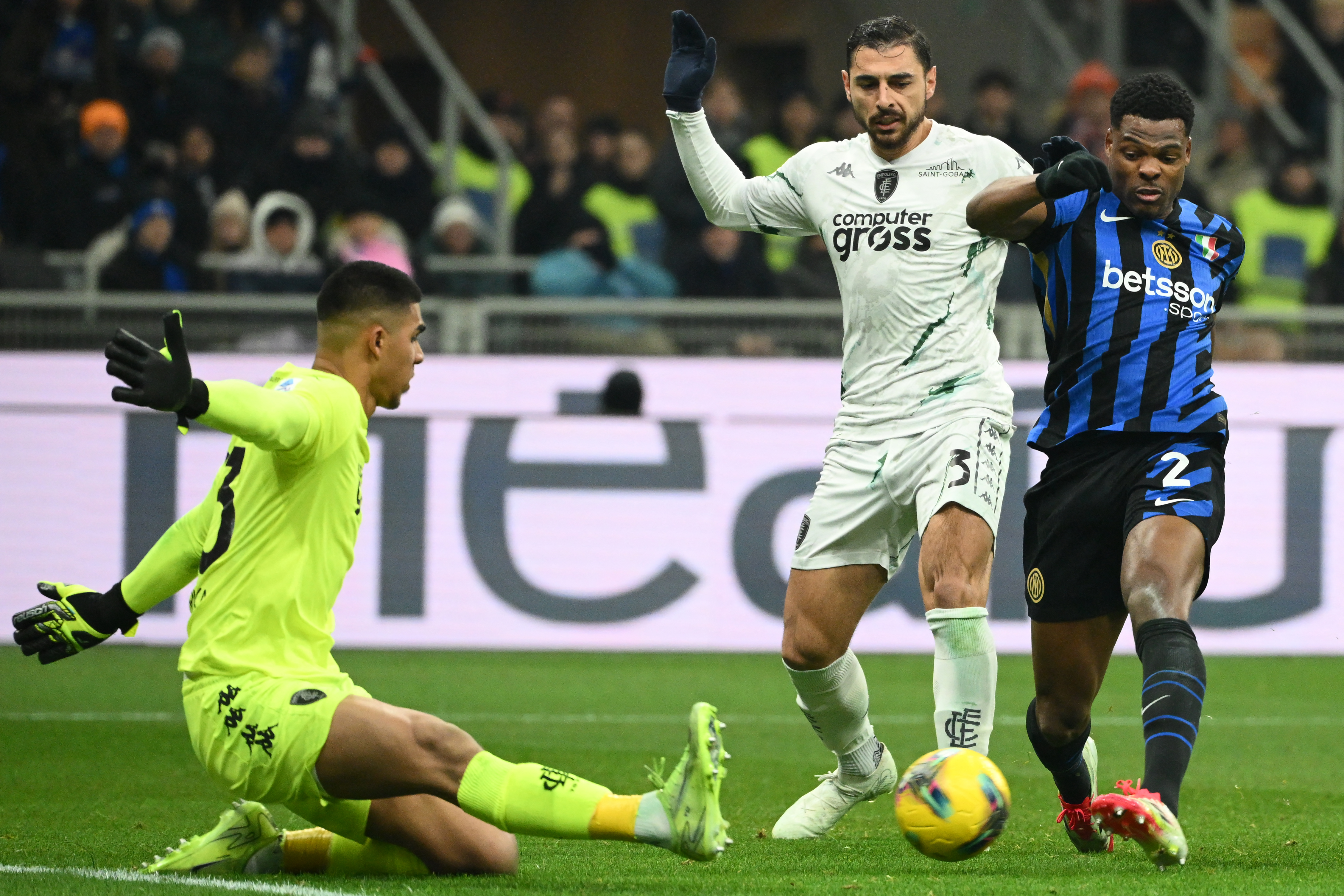 Serie A: el Inter de Milán se impuso al Empoli y acecha al líder Napoli