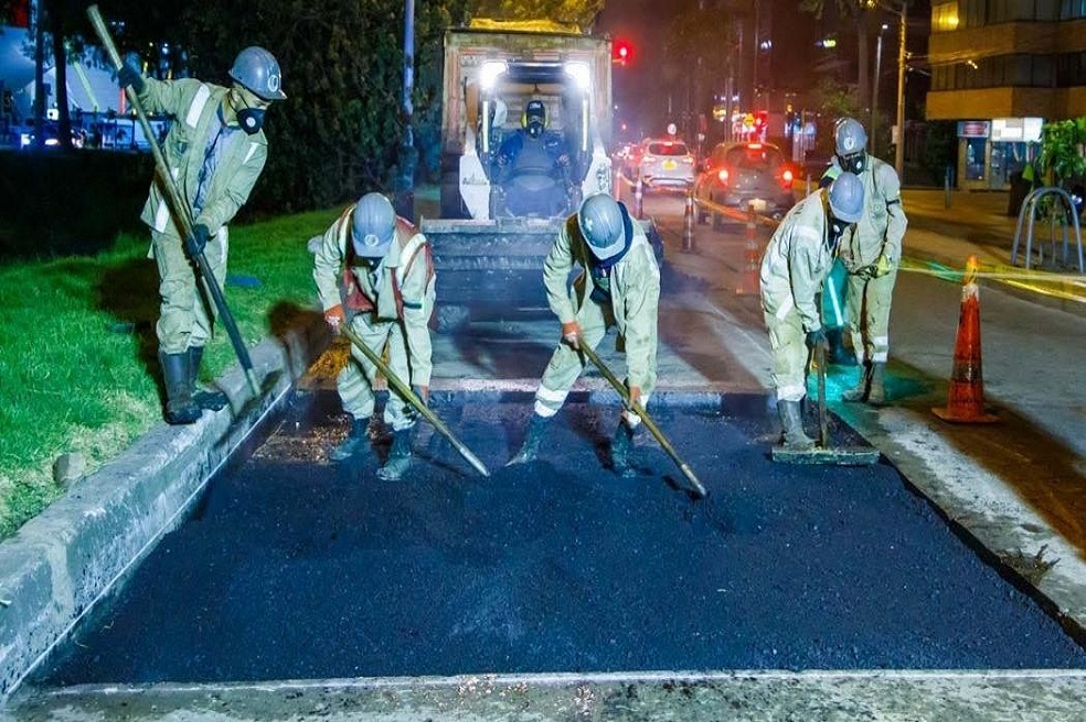 En 2020, se han tapado 200.000 huecos de las calles de Bogotá