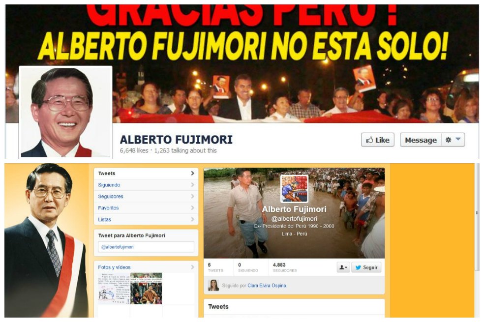 Fujimori en las redes sociales