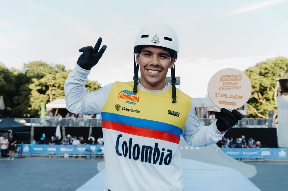 El impresionante truco del colombiano Luis Rincón en BMX Freestyle: video