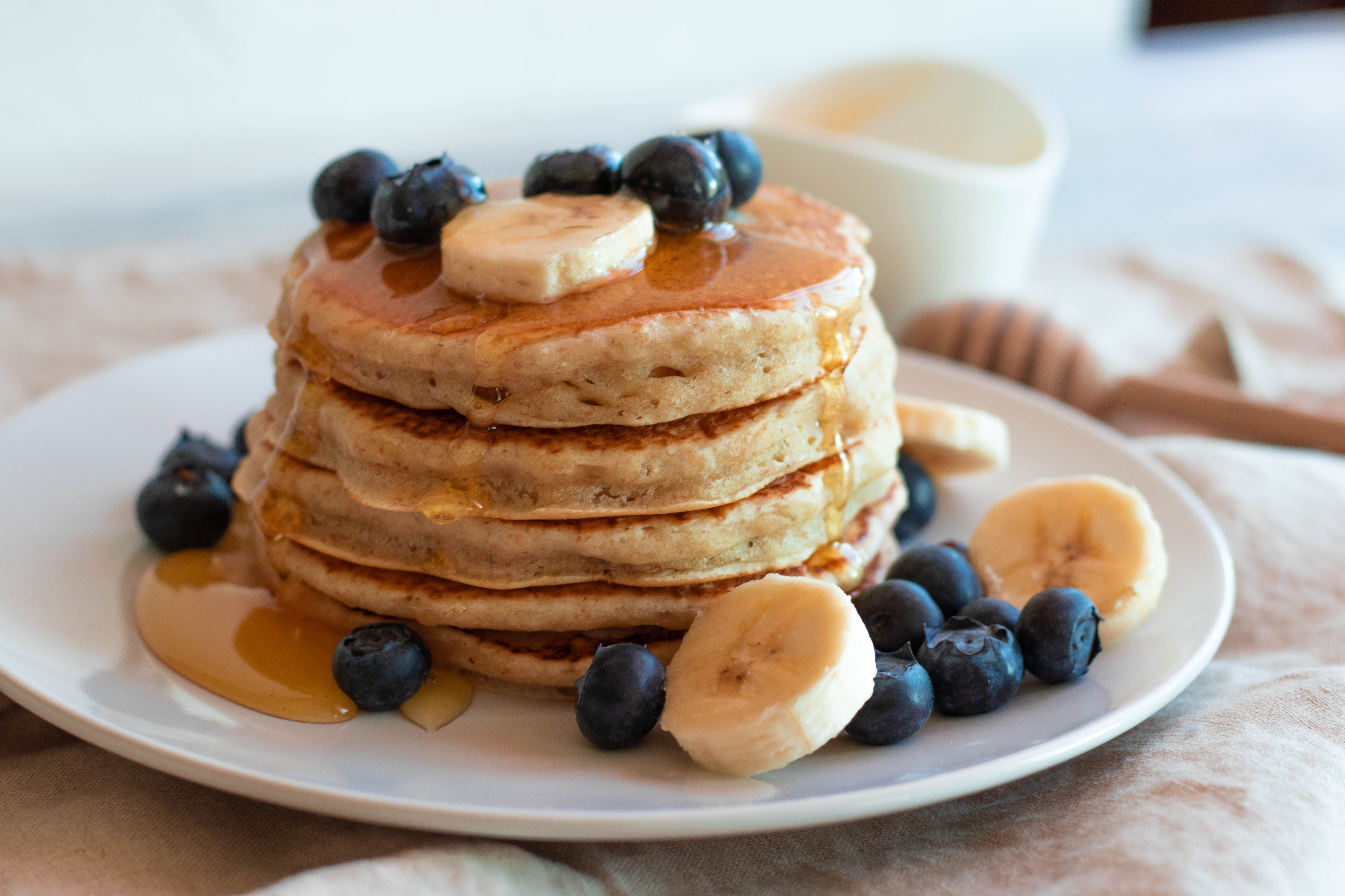 Receta para preparar “pancakes” veganos