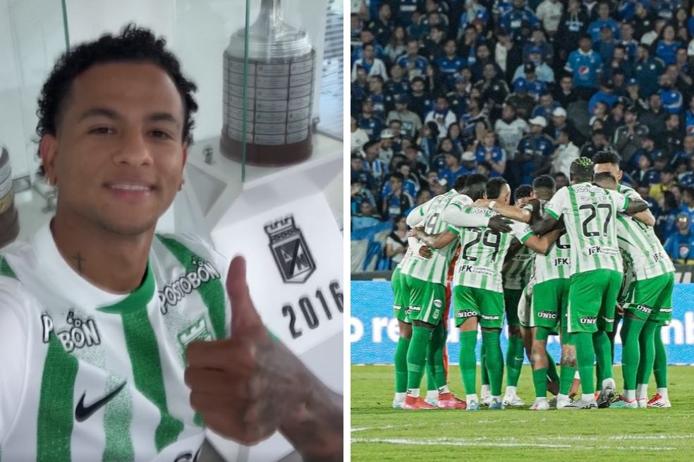 César Haydar fue presentado como nuevo jugador de Atlético Nacional.