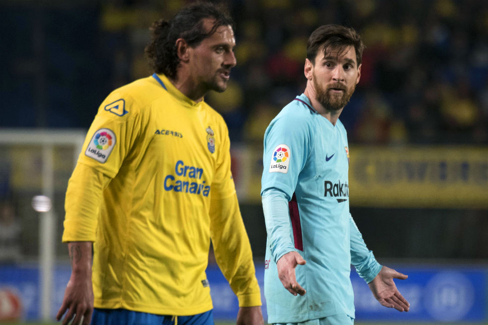 No era penal: Las Palmas le arrebató el triunfo al Barcelona