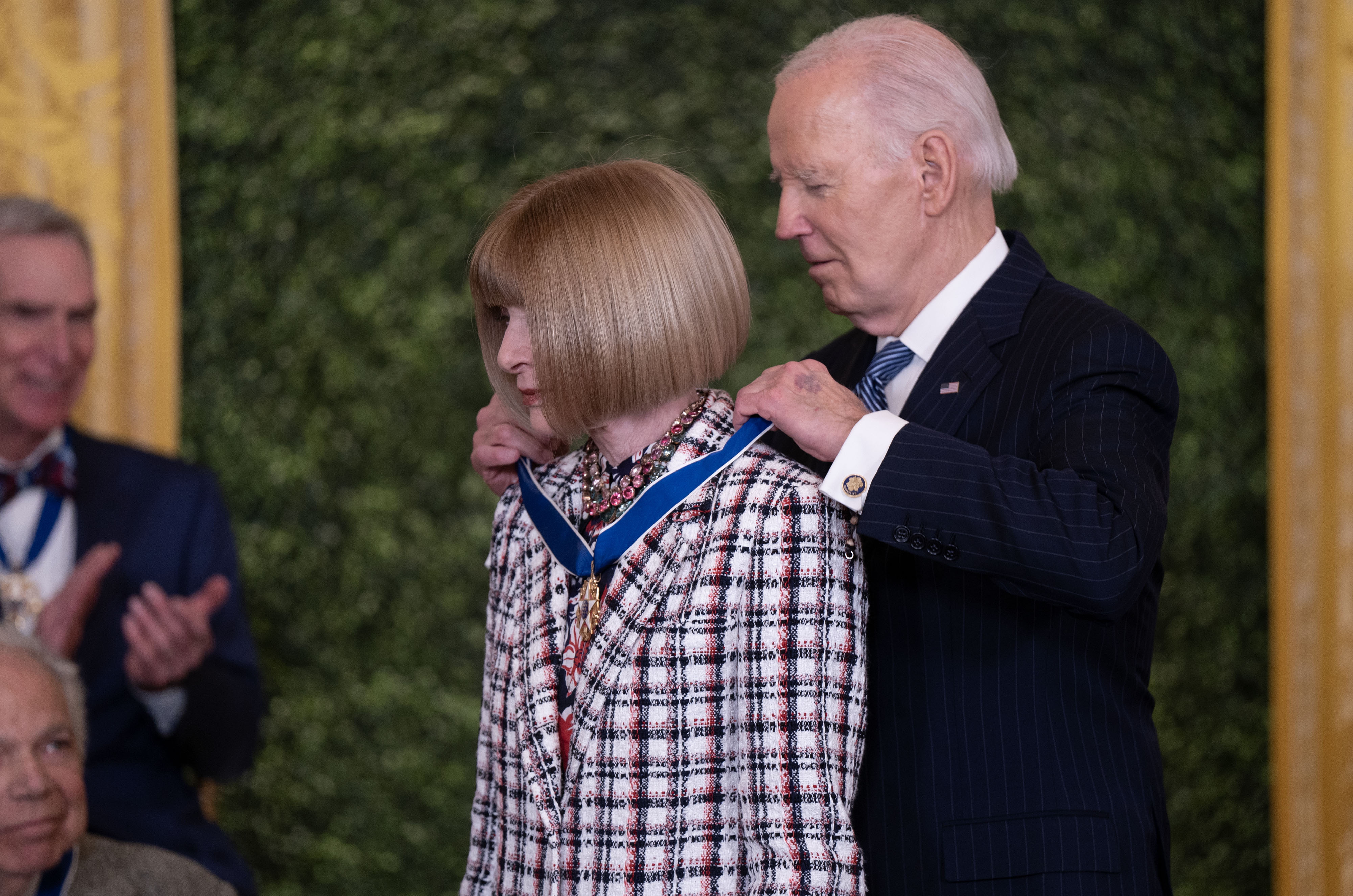 Anna Wintour y Ralph Lauren recibieron la Medalla Presidencial de la Libertad