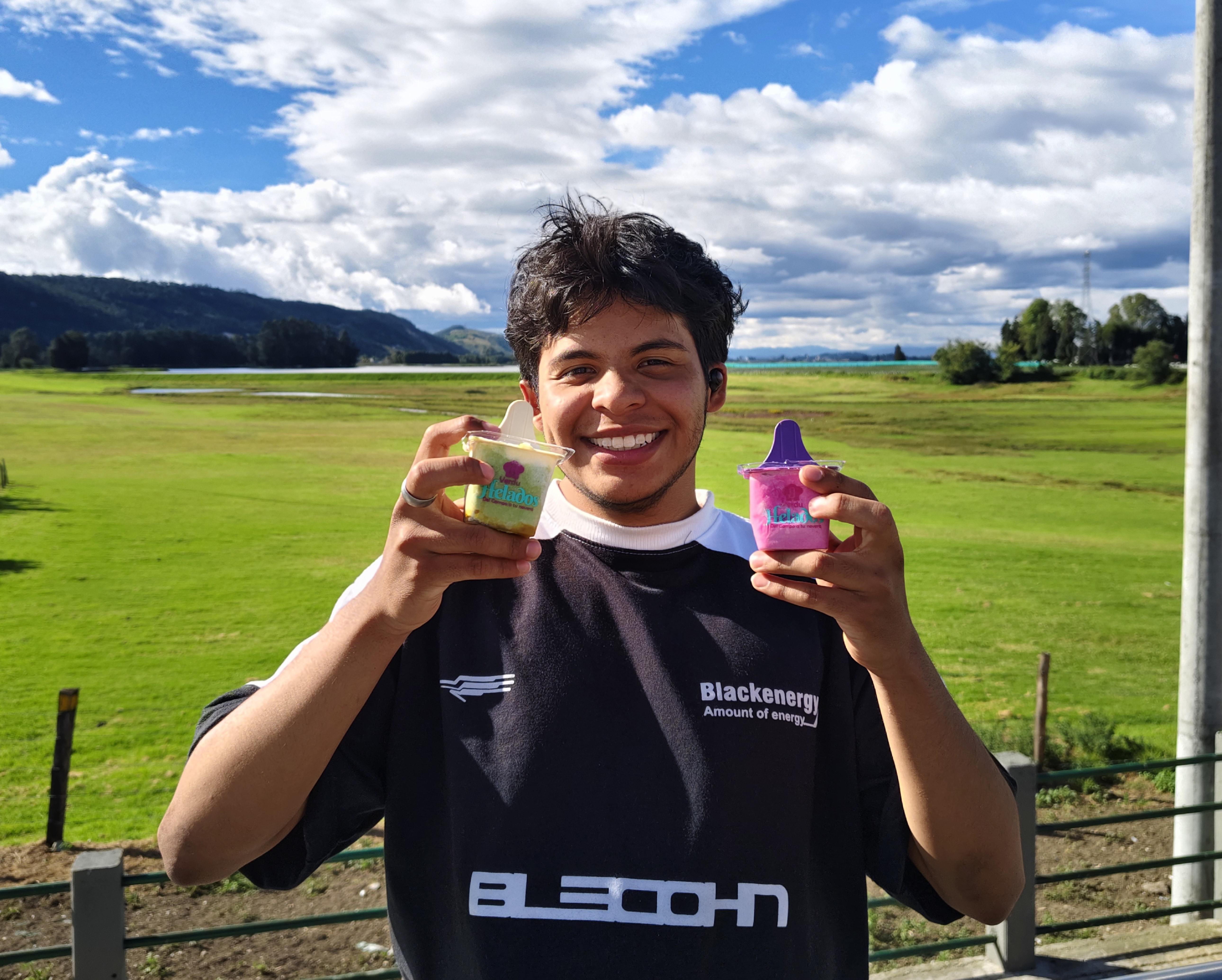 Juan David Barreto creó Verduhelados.