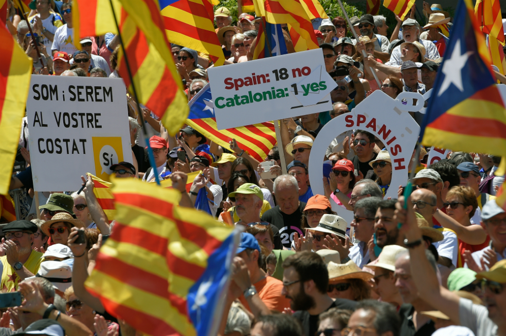 Tensión entre Madrid y Cataluña por el inminente referendo independentista
