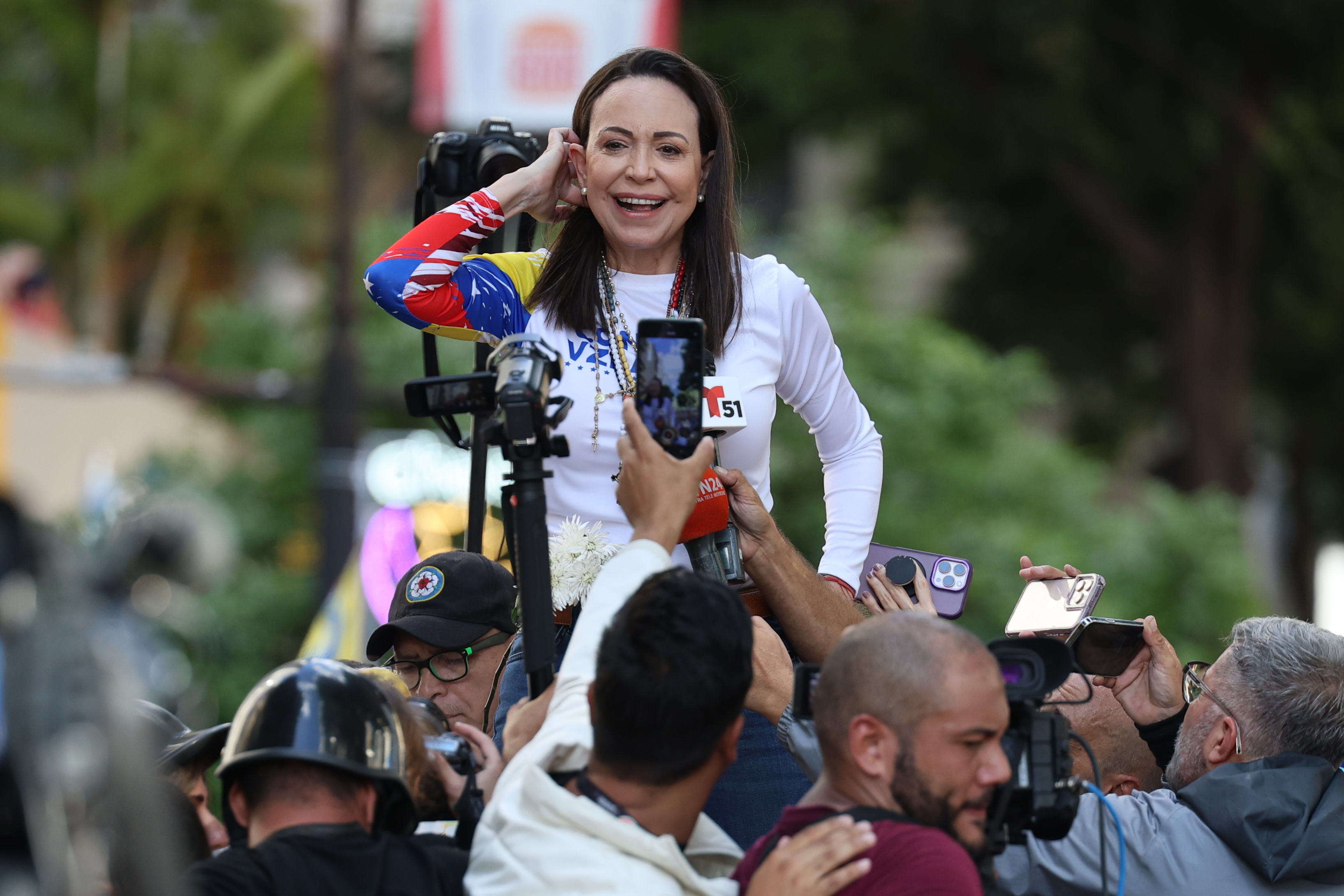 “Estoy en shock”: así reaccionó María Corina Machado al recibir el Nobel de Paz