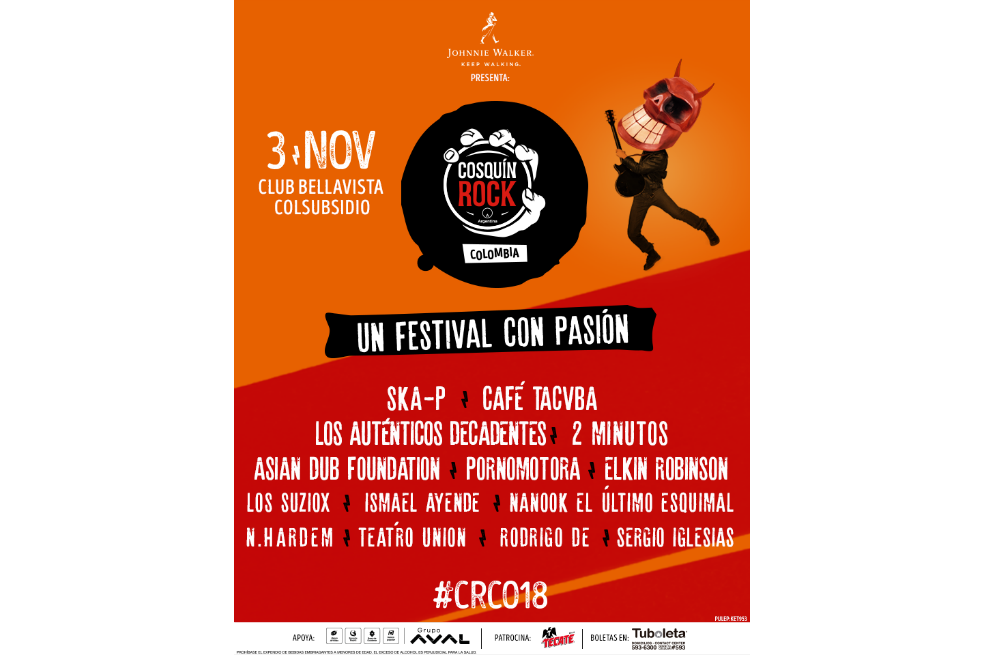 Cosquín Rock Colombia: Estos son los artistas que se presentarán en 2018