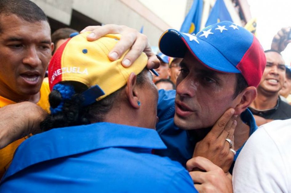 Líder opositor venezolano Henrique Capriles.