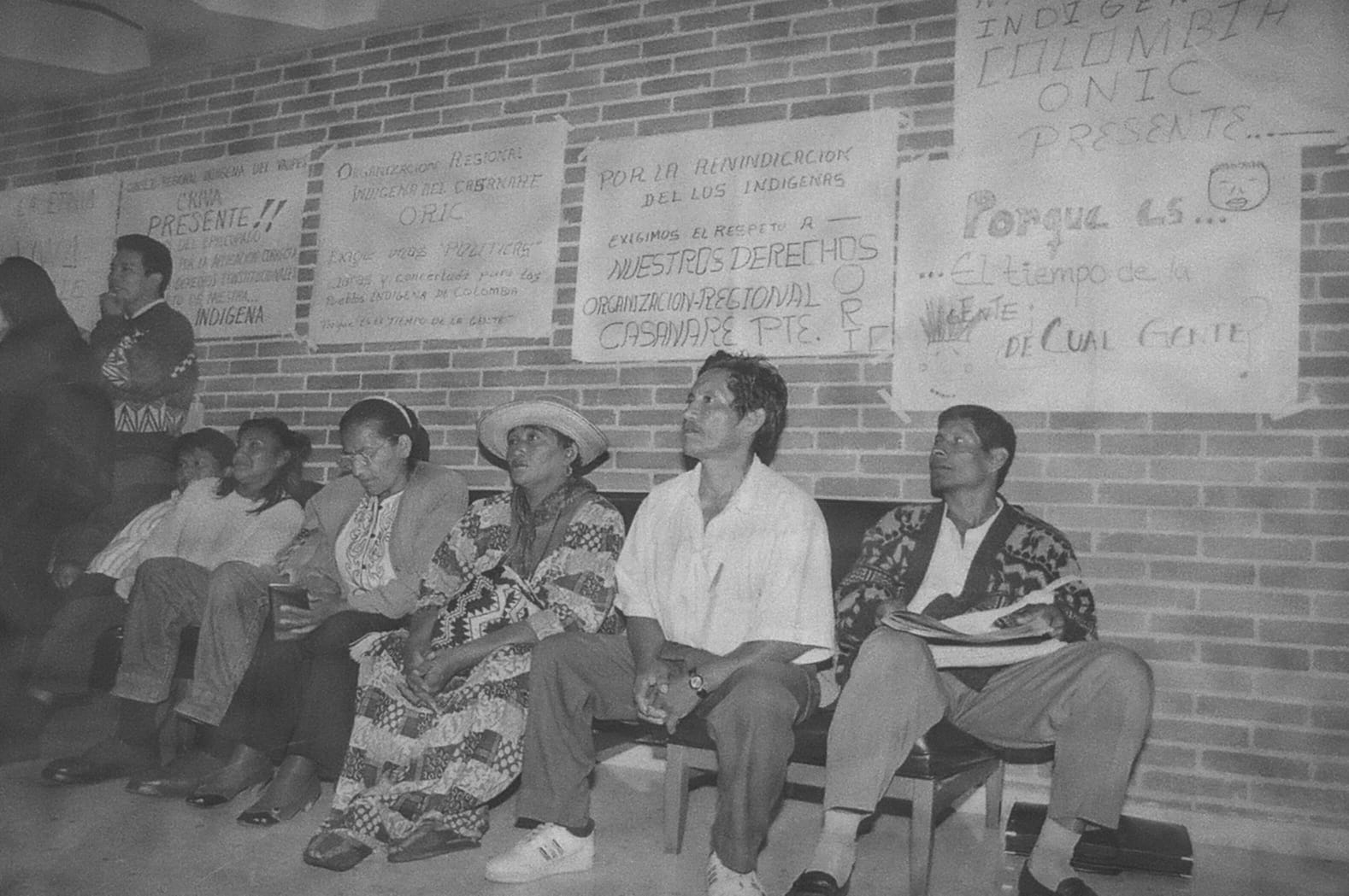 La toma pacífica por parte de los indígenas en la Conferencia Episcopal de Bogotá duró 46 días.