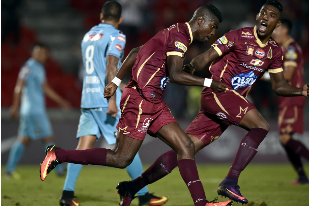 Tolima le remontó a Bolívar y lo venció 2-1 en la Sudamericana