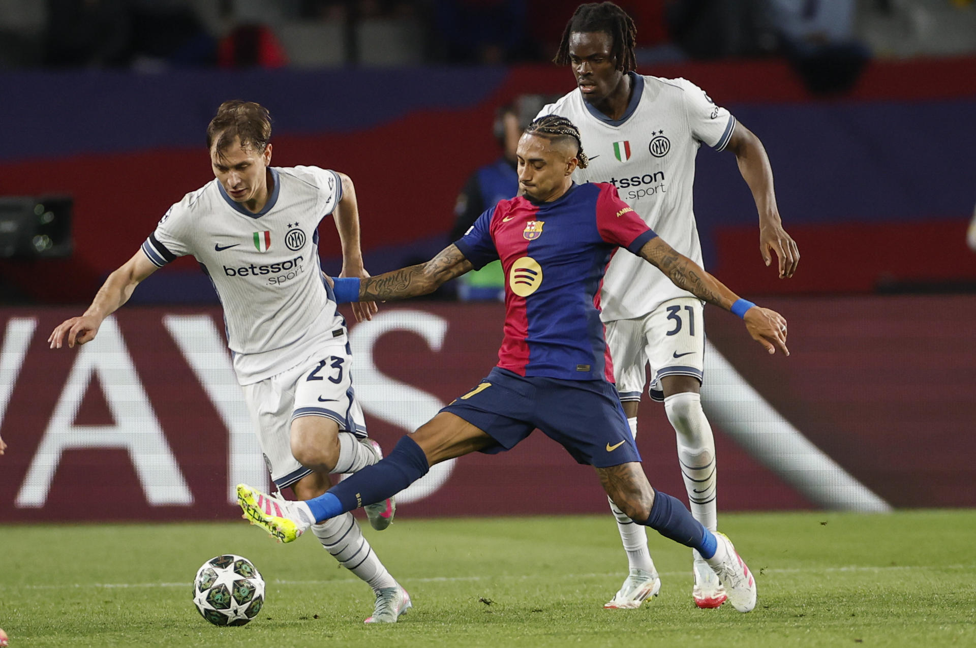 ¡Partidazo! Barcelona empató con Inter 3 – 3 en Champions League