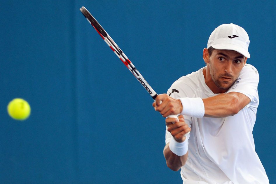 Santiago Giraldo será la raqueta número 1 de Colombia en la serie contra Japón. Foto: AFP
