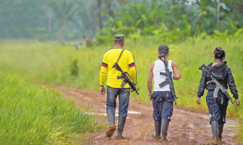 Se estima que la disidencia de las Farc oscila entre las 800 y 1.000 personas. / AFP