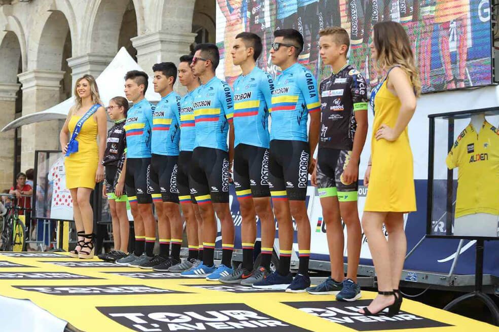 La selección colombiana de ciclismo está lista para el Tour de Lavenir