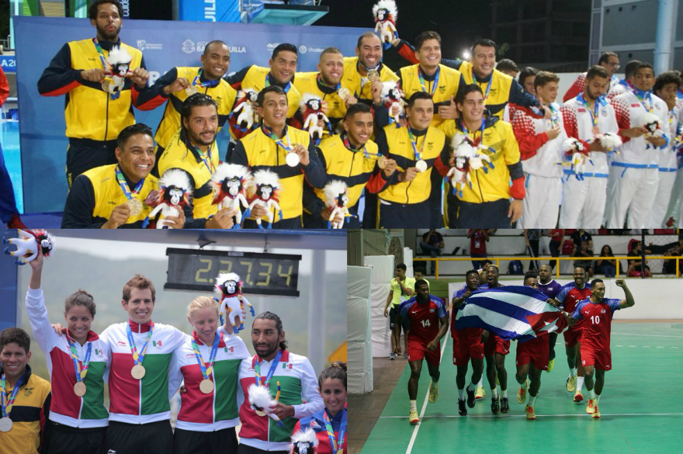 Así les fue a las delegaciones en Barranquilla 2018 en comparación con Veracruz 2014
