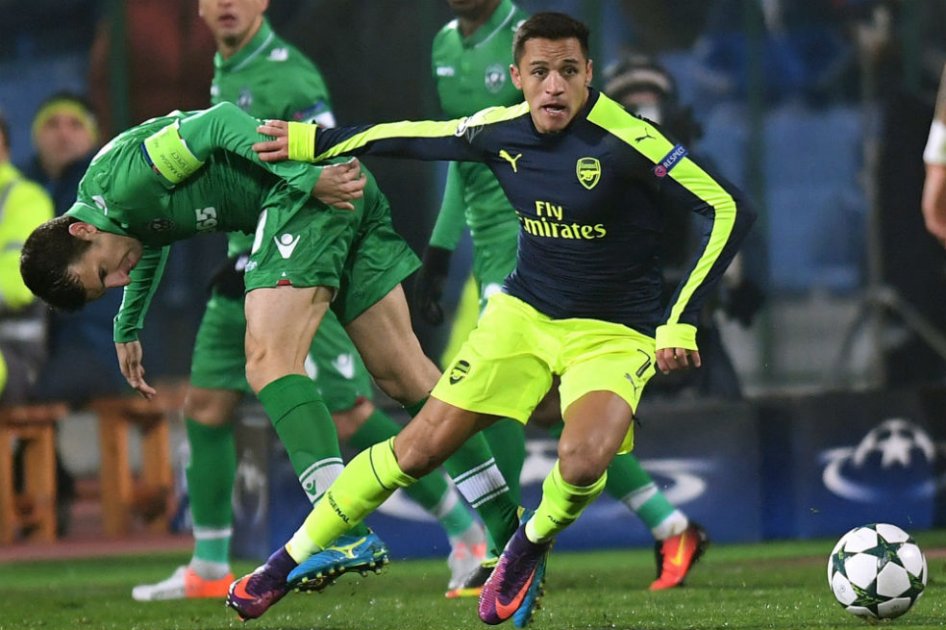 Alexis Sánchez, actual jugador de Arsenal. Foto: EFE