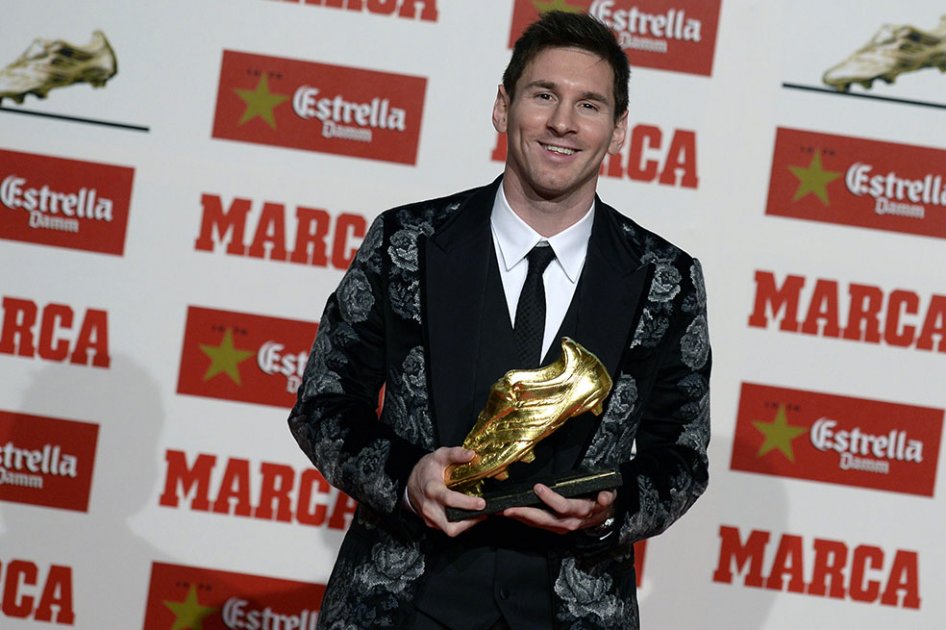 Messi recibió su tercera Bota de Oro