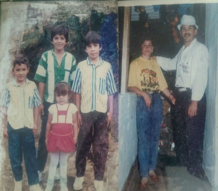 La familia de Julio Molina y Rosa María Serna. / Cortesía