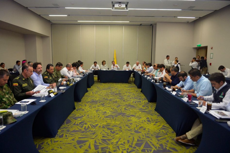 El presidente Santos desmintió los motivos que entregó su homólogo Nicolás Maduro tras el cierre de la frontera / Foto: Presidencia