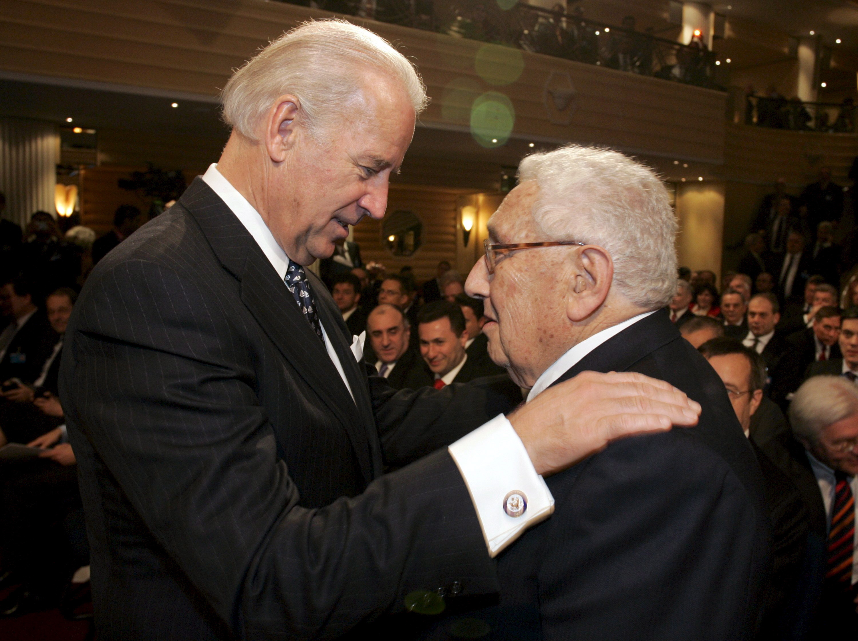 Henry Kissinger y personalidades del mundo