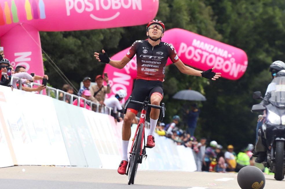 Édgar Pinzón ganó la etapa reina de la Vuelta de la Juventud