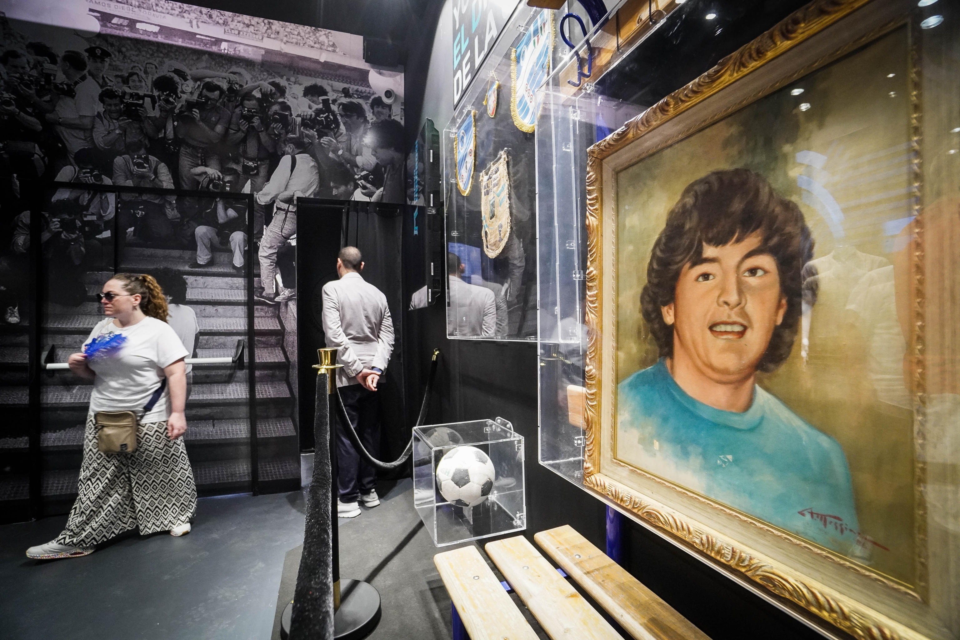 El santuario de Maradona en Nápoles, segundo lugar más visitado de Italia tras el Coliseo
