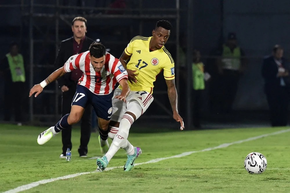 Cristián Borja, en uno de los últimos partidos de Colombia en las eliminatorias.