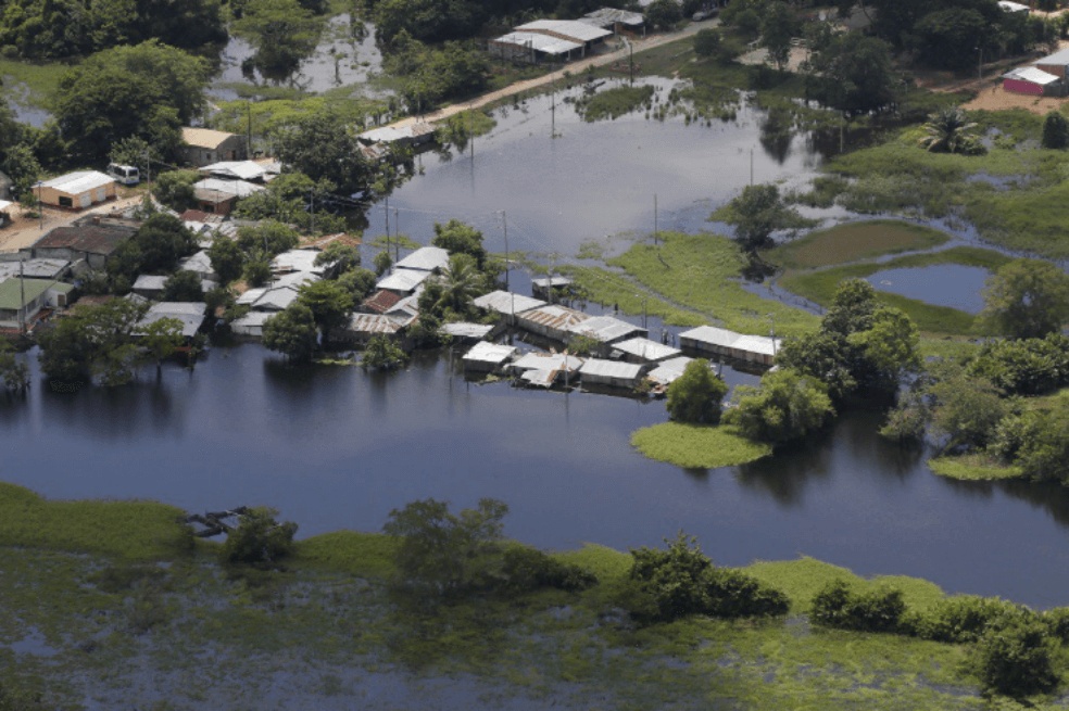 Alerta roja en seis ríos de Santander por temporada de lluvias