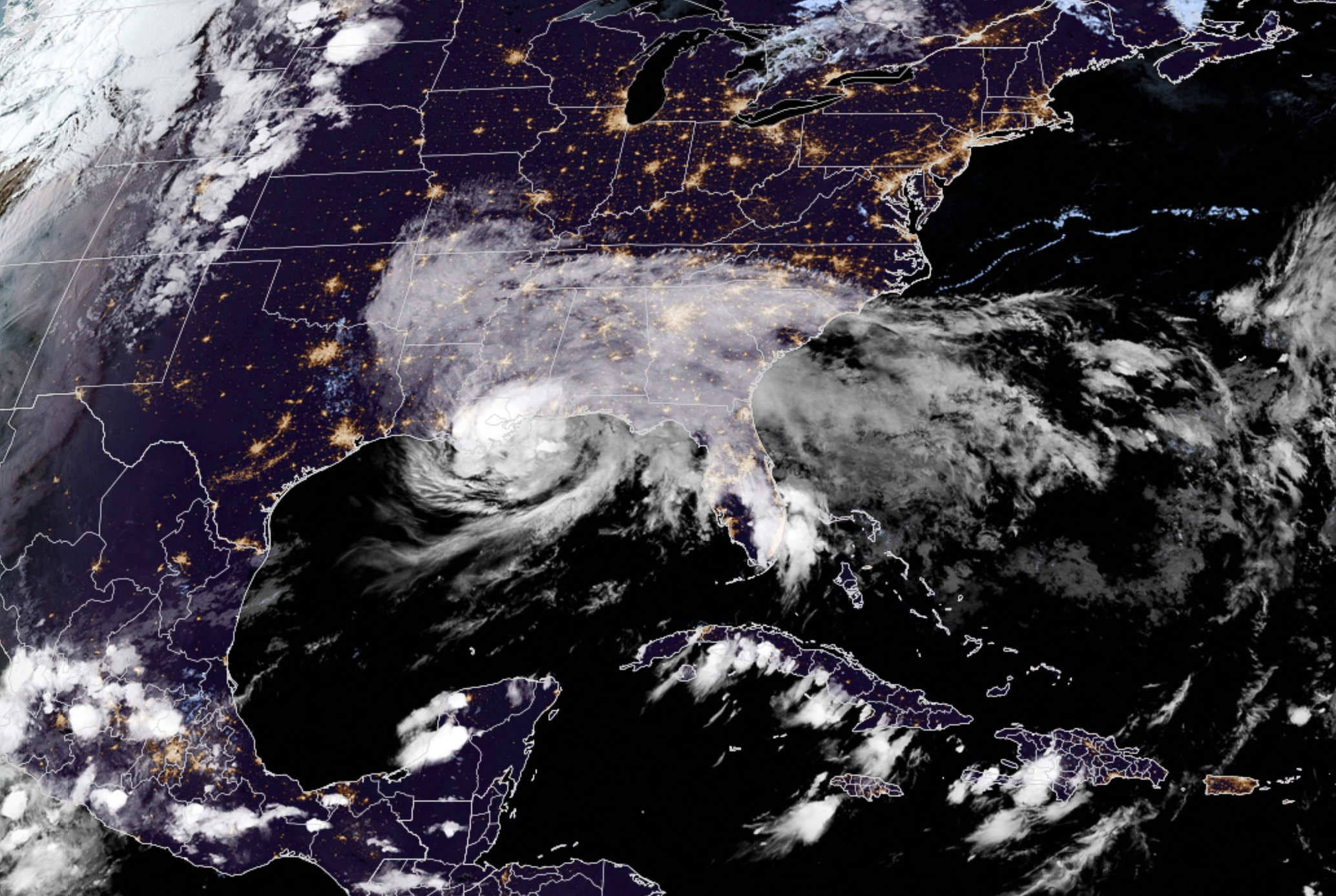 Tormenta Francine causa apagones e inundaciones en Luisiana, Misisipi y Alabama