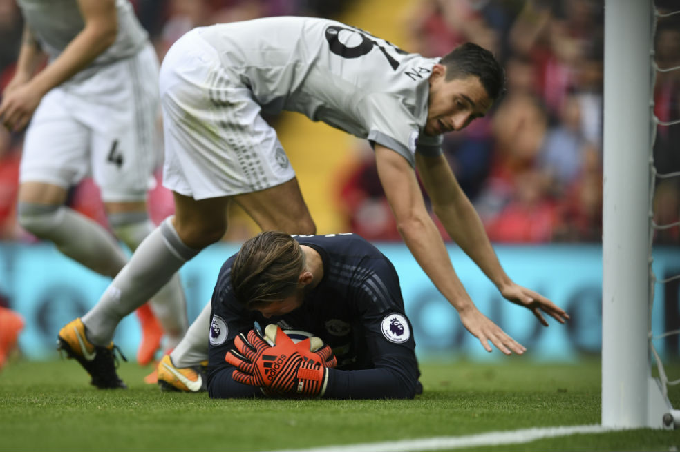De Gea le salvó un punto al Manchester United en Anfield