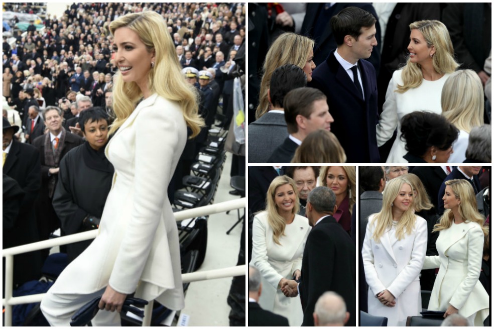 Ivanka Trump se robó las miradas durante investidura de Donald Trump como presidente de EE.UU.