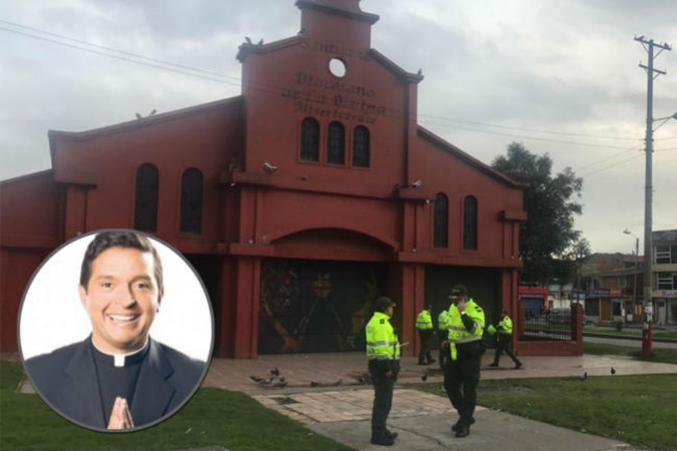 Parroquia del padre ‘Chucho’ en Bogotá amaneció custodiada tras ataque