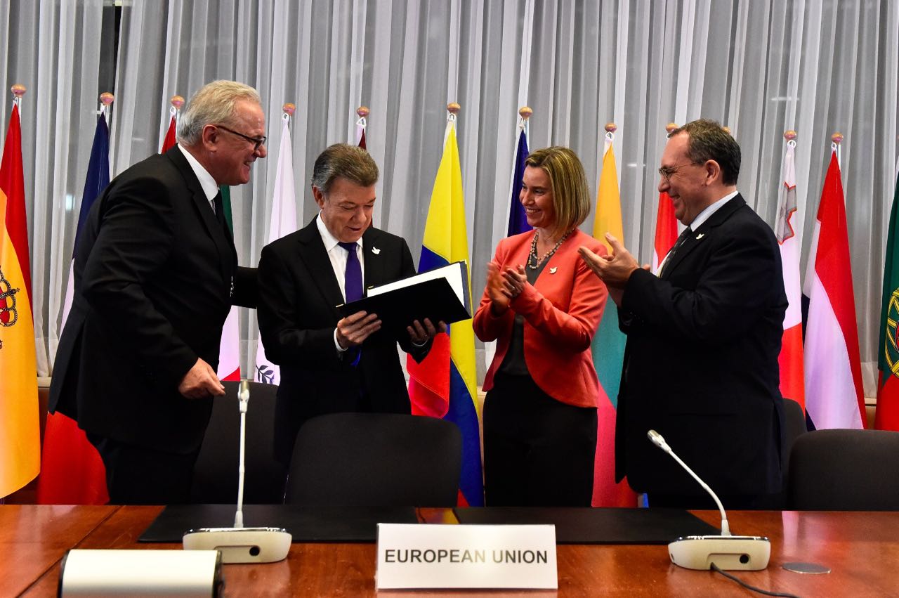 La Unión Europea destina 95 millones de euros para el posconflicto colombiano