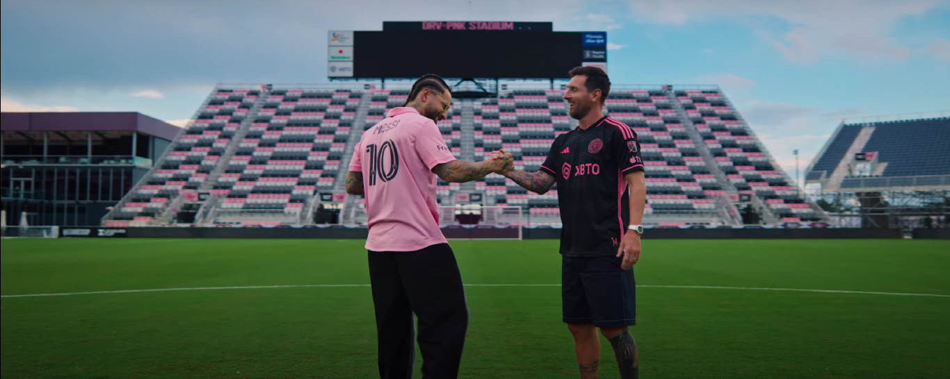 Maluma se juntó con Lionel Messi y Yandel para su nueva canción