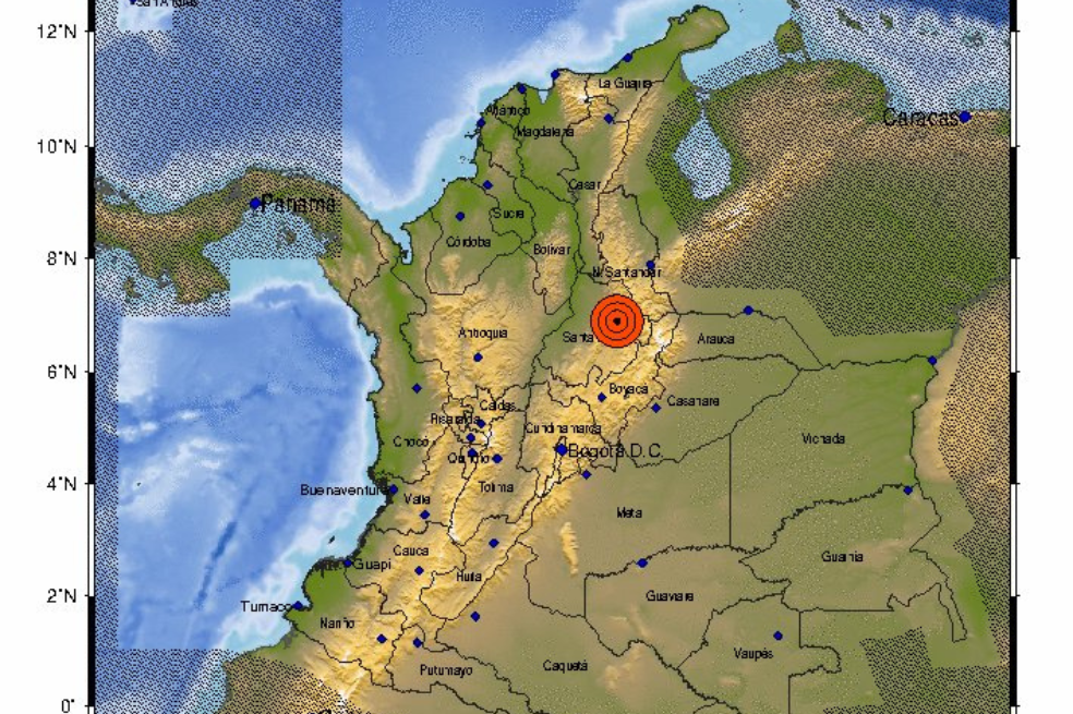 En las últimas dos semanas, el Servicio Geológico registró 933 sismos en Colombia