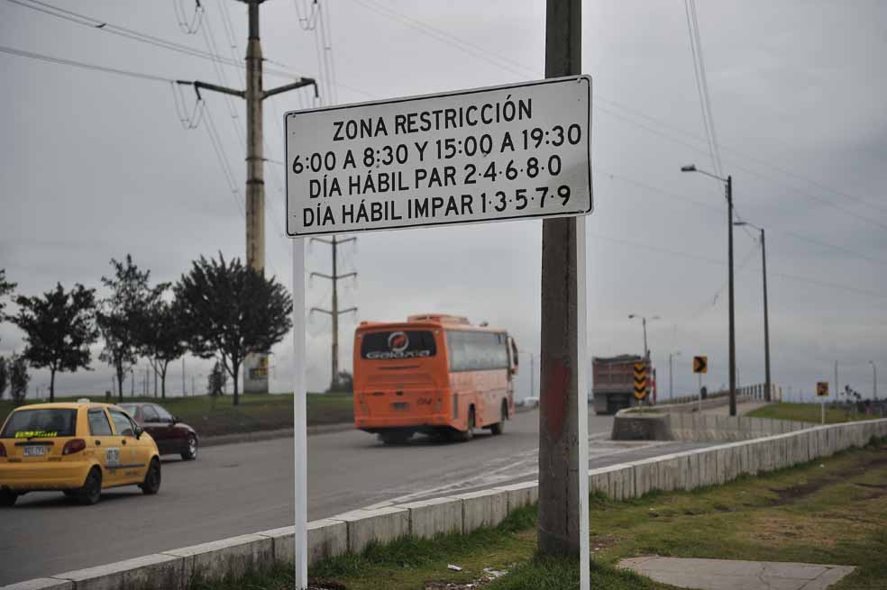 Reglas para pico y placa en febrero de 2014