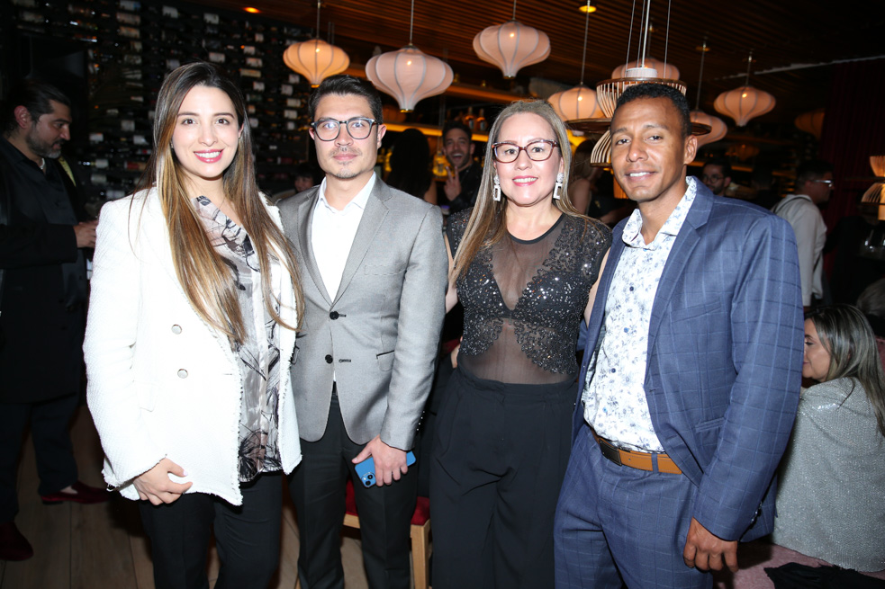 Andrea Ruiz, Rafael Ramírez, María Margarita Olarte y Virgilo Socarras
