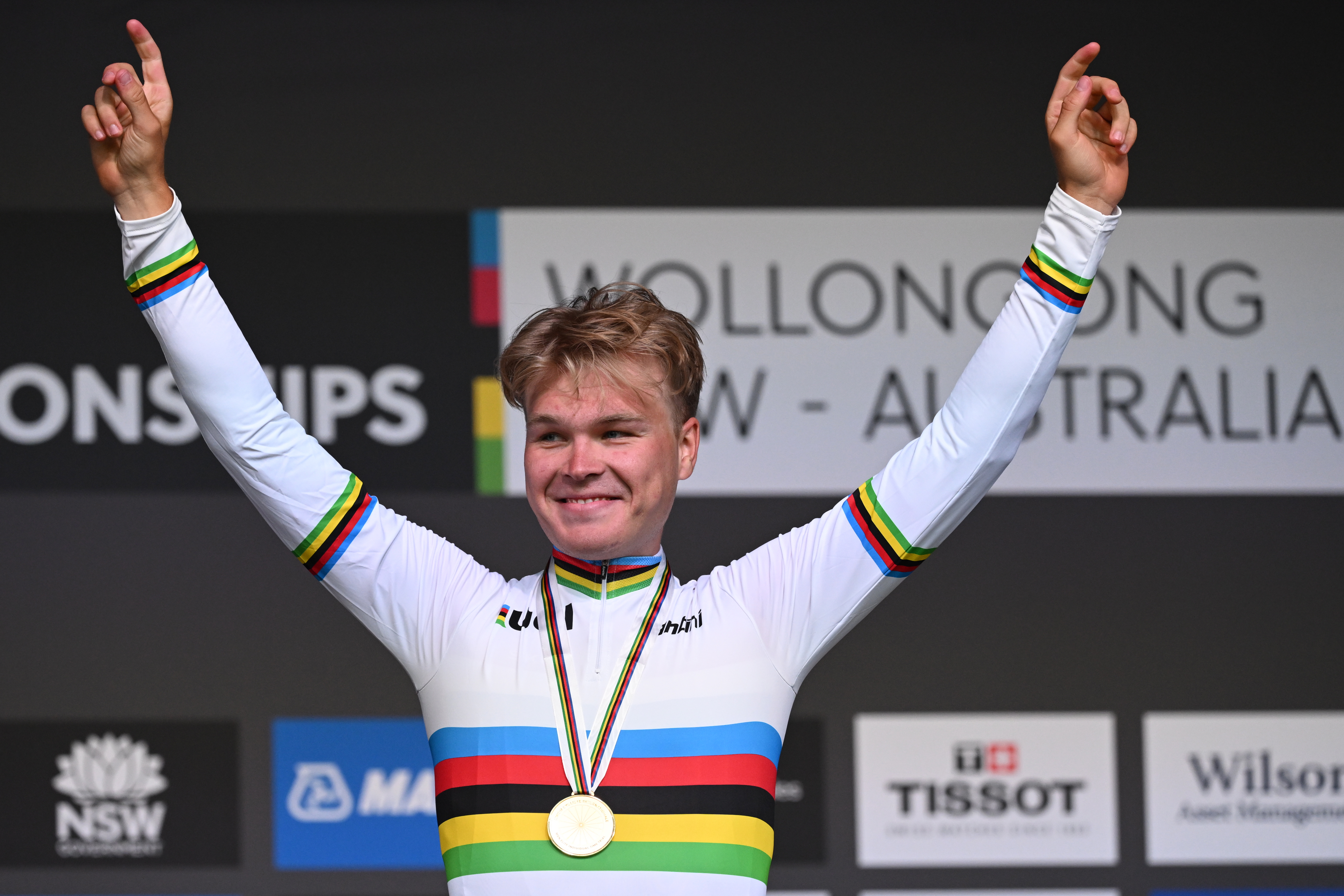 Así fue el campeonato de Tobias Foss en la contrarreloj del Mundial de ciclismo