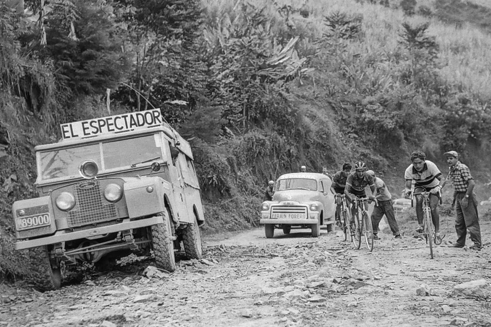 'Zipa' Forero en la primera Vuelta a Colombia en 1951 // Archivo El Espectador.